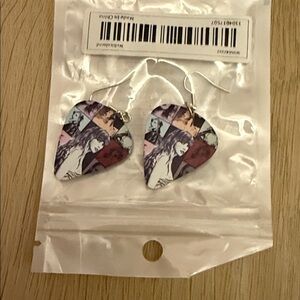 Taylor swift guitar pick earrings for pierced ears NEW!